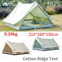 MOBI GARDEN Outdoor Era150 Eaves Camping Tent Thickened Cotton Waterproof Windproof Portable 9.2kg Hiking Travel Tent UV50+