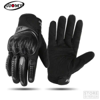 SUOMY Summer Motorcycle Gloves Full Finger Motorbike Motocross Motor Cycling Biker Racing Accessories