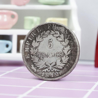 1812西班牙卡洛斯四世銀元銀幣 外國硬幣5法郎銀圓仿古錢幣收藏品
