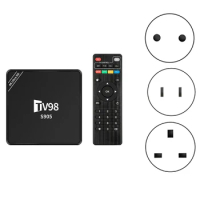 TV98 TV Box 1G+8G Set Top Box S9054K Android 12 Smart TV Box Easy To Use EU Plug