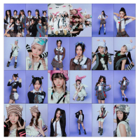 MINI STIKER NEWJEANS NEW YEAR ROCKIN EVE 2024 HOLOGRAM (ISI : 24 PCS) STICKER IDOL KOREA JPOP ANIME