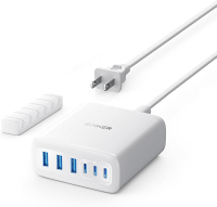 Anker Desktop Charger Fast CHARGING USB C Charger 112W MAX 6-Port CHARGING Station สำหรับ iPhone iPa