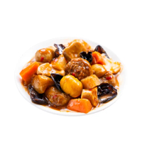 【蘭揚食品】紅燒栗子杏鮑菇200G-全素(蔬食/素食/料理包/調理包/小菜)