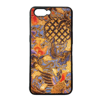 Casing Custom Case OPPO A3s Case Softcase Motif Batik Bunga 33