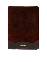 กระเป๋าใส่พาสปอร์ต Leather And Suede Passport Case