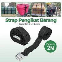 Tali Strap Pengikat Barang Sabuk Nylon Nilon Gesper Tarik Ikat Mini Tie Down Pengaman Safety Kurir P