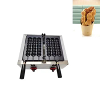 Electric Non Stick Skewer Waffle Maker Machine Takoyaki Ball Shaped Waffle Baker Maker Electric Snack Machine Commercial Use