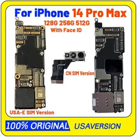 Support Update With iOS System Motherboard For iPhone 14 Pro Max 128/256/512G Clean iCloud US E-SIM Version