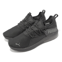 Puma 慢跑鞋 Electron 2 Sport 男鞋 女鞋 黑色 襪套式 路跑 氣墊 運動鞋 38769901