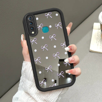 Cocok Untuk VIVO Z1 Pro Z5X Case Kupu-kupu Lucu Cermin Casing Silikon Tahan Benturan 8689