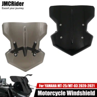 New Fit For YAMAHA MT-03/MT-25 MT 03/25 MT03 2020 2021 Motorcycle Accessories Windshield Windscreen Wind Shield Deflectors
