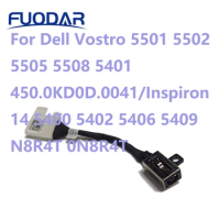 For Dell Vostro 5501 5502 5505 5508 5401 450.0KD0D.0041/Inspiron 14 5400 5402 5406 5409 N8R4T 0N8R4T DC Power Jack Cable