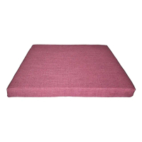 【宜欣居傢飾】亞麻紫-仿麻精緻坐墊-紫-6入-55*55*5cm(高密度惰性泡棉/台灣製*免運費*YX10301-6s)
