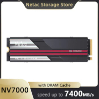 Netac SSD NVMe m.2 2280 SSD 4TB 2TB 1TB Hard Drive HD with heatsink DRAM Cache PCIE Gen4.0 Internal Solid State Drive for PC PS5