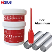 HG113 Aluminum repair Agent Magic AB Metal Repairing Adhesive Heat Resistance Epoxy Resin Putty Filler Alum Sealants Glue