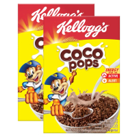 [ส่งฟรี] Kelloggs COCO POPS Breakfast Cereal fr CL log S Lahore cocoa activates Col fighting cereals