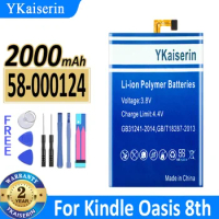 YKaiserin 2000mAh Replacement Battery 58-000124 for Amazon Kindle Oasis 8th Gen EReader Batterie Warranty 2 Years + Free Tools