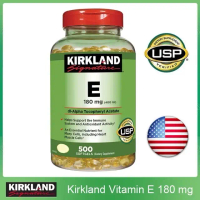 New KIRKLAND Vitamin E 180 mg บรรจุ 500 เม็ด วิตามินอี Exp. 2026-2027