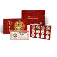 China Zodiac Coins Sheep Monkey Chicken Dog Pig Bull Tiger Commemorative Coins 10 Yuan Original
