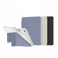 【SwitchEasy 魚骨牌】iPad mini 8.3吋 Origami Nude 多角度支架保護套(皮革內襯 耐髒防滑)