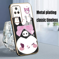 Casing ponsel berlapis Kuromi yang lucu,English NiceDay phone case for Xiaomi Poco F4,Kuromi pattern