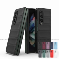 For Samsung Galaxy Z Fold3 Case Samsung Galaxy Z Fold3 4 5 5G Cover Luxury Skin Feeling Hard PC Shockproof Protective Phone Case
