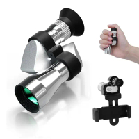 Ống nhòm mini một mắt 8x20 bỏ túi thân kim loại - Monocular 8x20 có thể gắn điện thoại quay phim chụ
