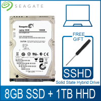 Seagate 1TB 2.5 "; Solid State Hybrid Drive SSHD แล็ปท็อปฮาร์ดดิสก์8GB SSD 1000GB HDD Harddisk HD SATA III 6กิกะไบต์วินาที5400 RPM 64M Cache