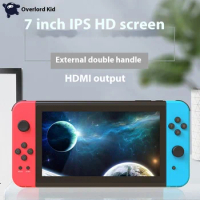 Powkiddy handheld game console X2 simulator 7-inch IPS screen, handheld dual controller HDMI TV output PS1 high-definition