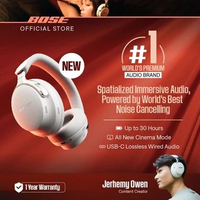 Bose QuietComfort Ultra Spatial Audio Headphones 2nd Gen ANC Bluetooth Headset 1st Gen Black