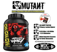 MUTANT Hardcore Whey Protein Isolate (5lbs) Whey Protein, Muscle Building, Lean Muscle & Solid Susu