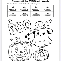 Kindergarten CVC SHORT AEIOU WORKSHEETS