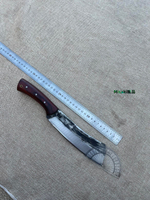 戶撒手工刀家用小柴刀彈簧鋼手工鍛打戶外刀野外叢林生存刀-Misaki精品
