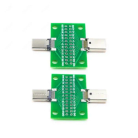 USB 3.1 Connector Type-C Adapter Plate PCB Female Male Head Converter 2*13P to 2.54MM Transfer Test Board USB3.1 Module