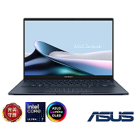ASUS UX3405MA 14吋筆電 (U7-155H/32GB/1TB SSD/EVO/紳士藍/Zenbook 14 OLED)