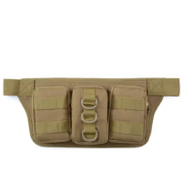 Camouflage Triple Waist Bag Tactical Sports Outdoor Camouflage Waist Bag Multifunctional Men's Waist Bag