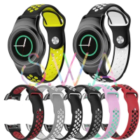 Samsung Galaxy Gear S2 Sport Strap Nike Volt Plus Connector Tali Jam - black volt