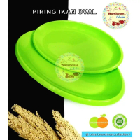EJ558 PIRING IKAN / piring saji  / Piring Saji Oval / Piring plastik Oval / Piring oval Golden Sunki