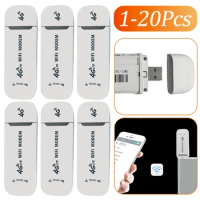 1-20 Pcs 4G LTE USB Modem USB 150Mbps Modem Stick Portable Wireless WiFi Adapter 4G Card Router for Laptop