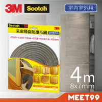 【mt99】3M 氣密隔音防撞毛刷 室內室外用 5501