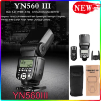 YONGNUO YN560III YN560 III YN 560 Wireless Speedlite Flash Flashlight For Canon Nikon Olympus Pentax Fuji SLR DSLR Camera