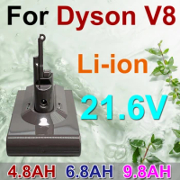 21.6V 9800mAh Replacement Battery for Dyson V8 Absolute Cord-Free Vacuum Handheld Vacuum Cleaner