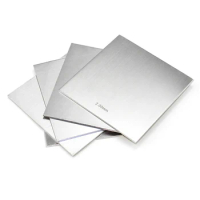 1PCS Thickness 0.01 - 0.45mm 301 Stainless Steel Square Plate Polished Plate Sheet Width 100/200mm Length 100/300/500mm