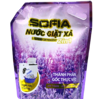 SOFIA Nước Giặt Xả 2in1 Hương VIOLET Bịch 3kg Thành Phần Gốc Thực Vật An Toàn Dành Cho Giặt Máy Và G