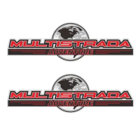 For Ducati MULTISTRADA 950 1260 S ENDURO Motorcycle Stickers Decal Tail Top Side Panniers Luggage Aluminium Box Case 950 1260