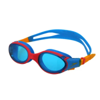 SPEEDO BIOFUSE2.0 兒童運動泳鏡-抗UV 防霧 蛙鏡 游泳 紅藍橘