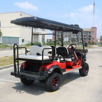 Factory Outlet 4 6 Person Seat Lithium Battery Folding Electric Golf Carts With Ce Certificate Custom Electric Golf Carts