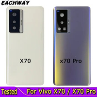 6.56" X70 Pro Housing For Vivo X70 Pro Back Glass Battery Back Cover Repair Replace Door Phone Rear Case For Vivo X70 Back Cover