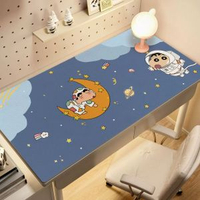 卡通蠟筆小新書桌墊pvc皮革學生兒童學習護眼專用辦公桌課桌墊子