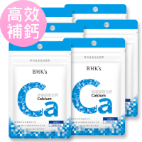 BHK’s胺基酸螯合鈣錠 (30粒/袋)6袋組